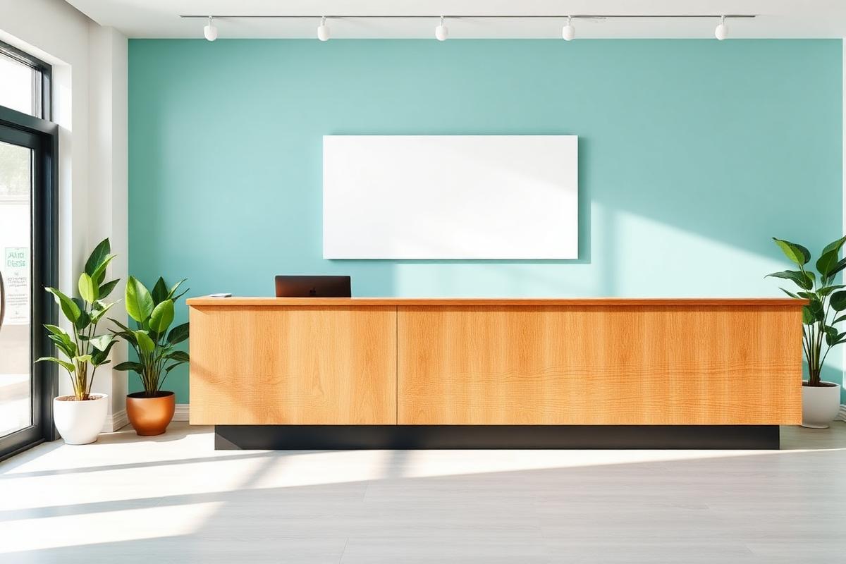 Bright modern KalonLife Wellness Hub reception area ready for franchise partners